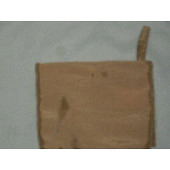 Beige Christmas Stocking With Snowflake Embroidery & Sequins - Picture 6 of 6